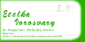 etelka vorosvary business card